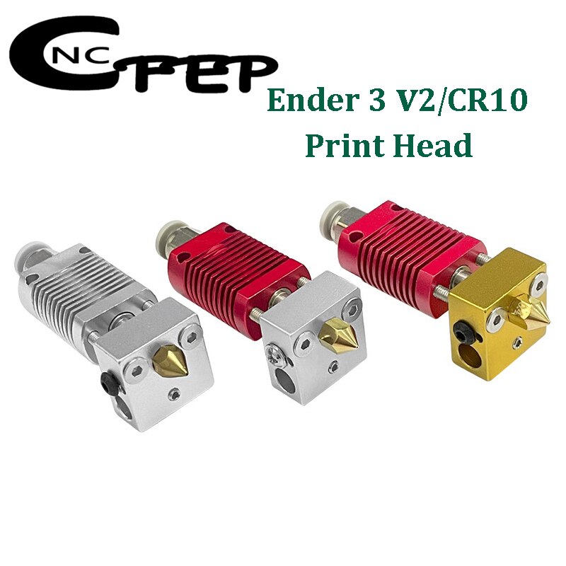 CNCFEP-CR10 Hotend 3D  J-   3D  ǰ, Creality CR10S Ender 3 V2  Ʈ  MK8  ŰƮ, 2 